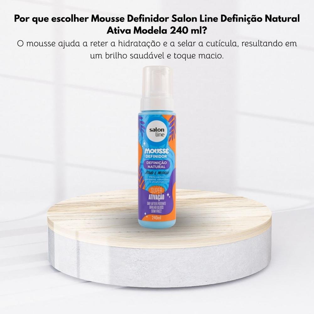 Mousse Definidor Salon Line Definição Natural 240 ml 240ml 5