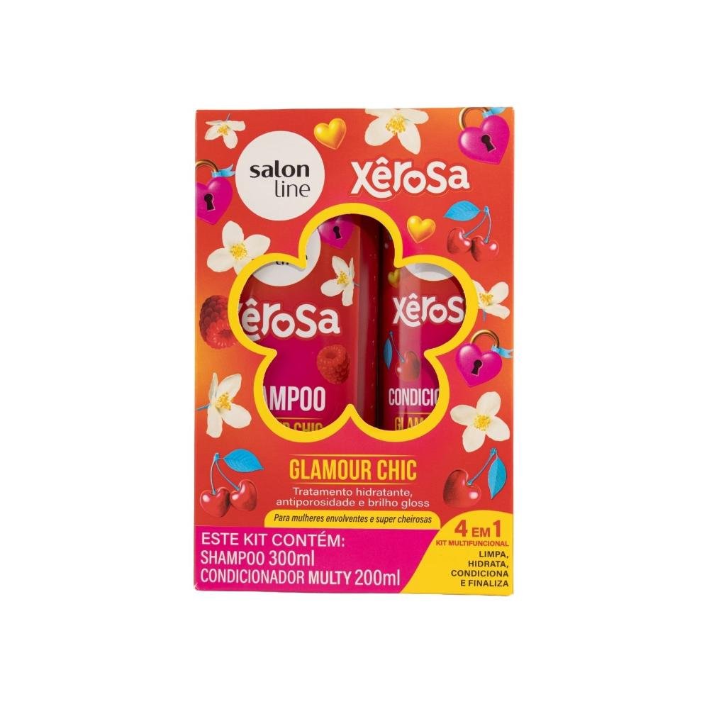 Kit Shampoo Condicionador Salon Line Xêrosa Glamour Chic