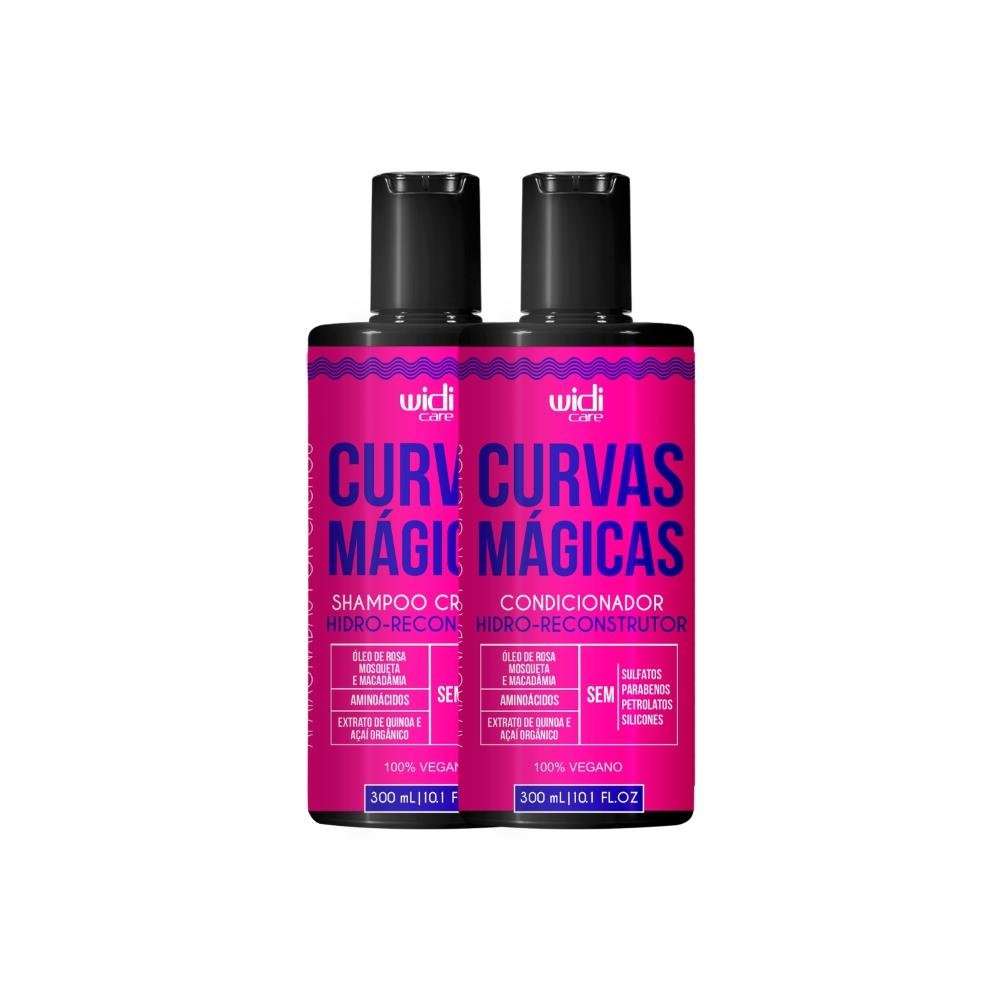 Kit Shampoo e Condicionador Widi Care Curvas Mágicas Hidro-reconstrutor