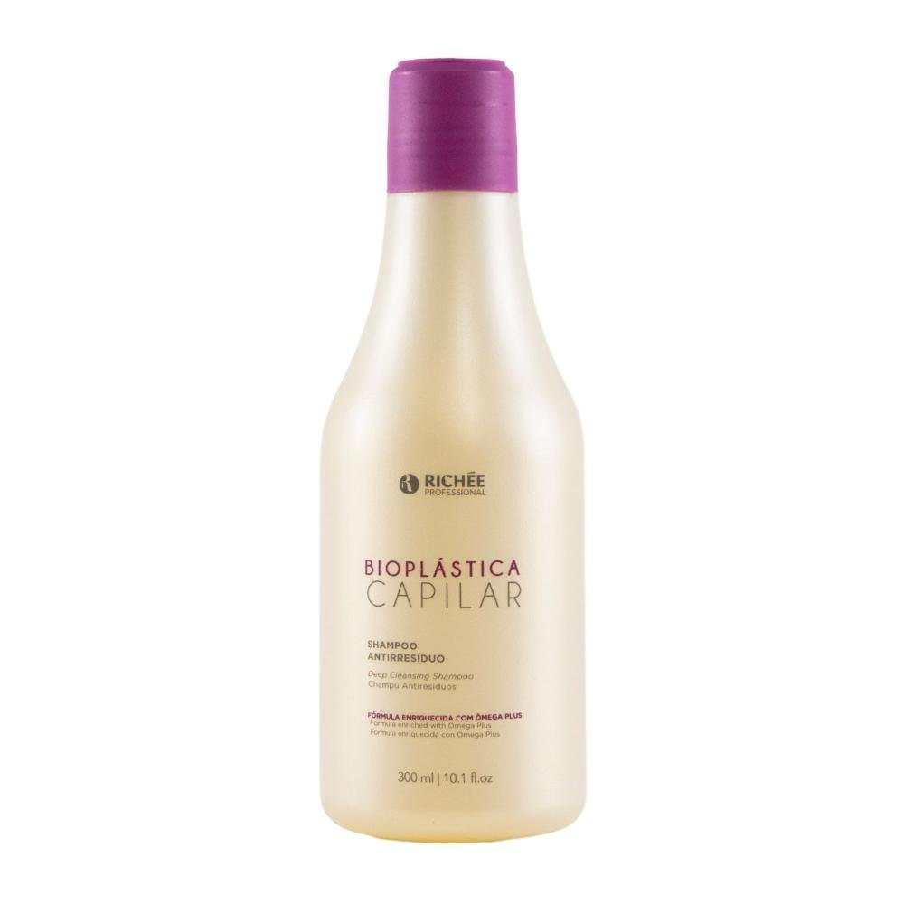Shampoo Antirresiduo Richée Bioplástica Alinhamento 300 ml