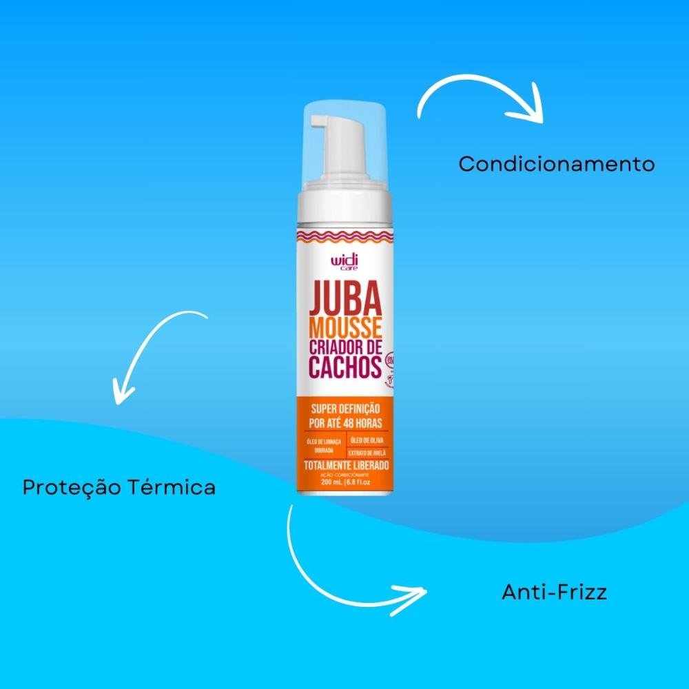 Widi Care Juba Mousse Criador de Cachos 200ml 200ml 4