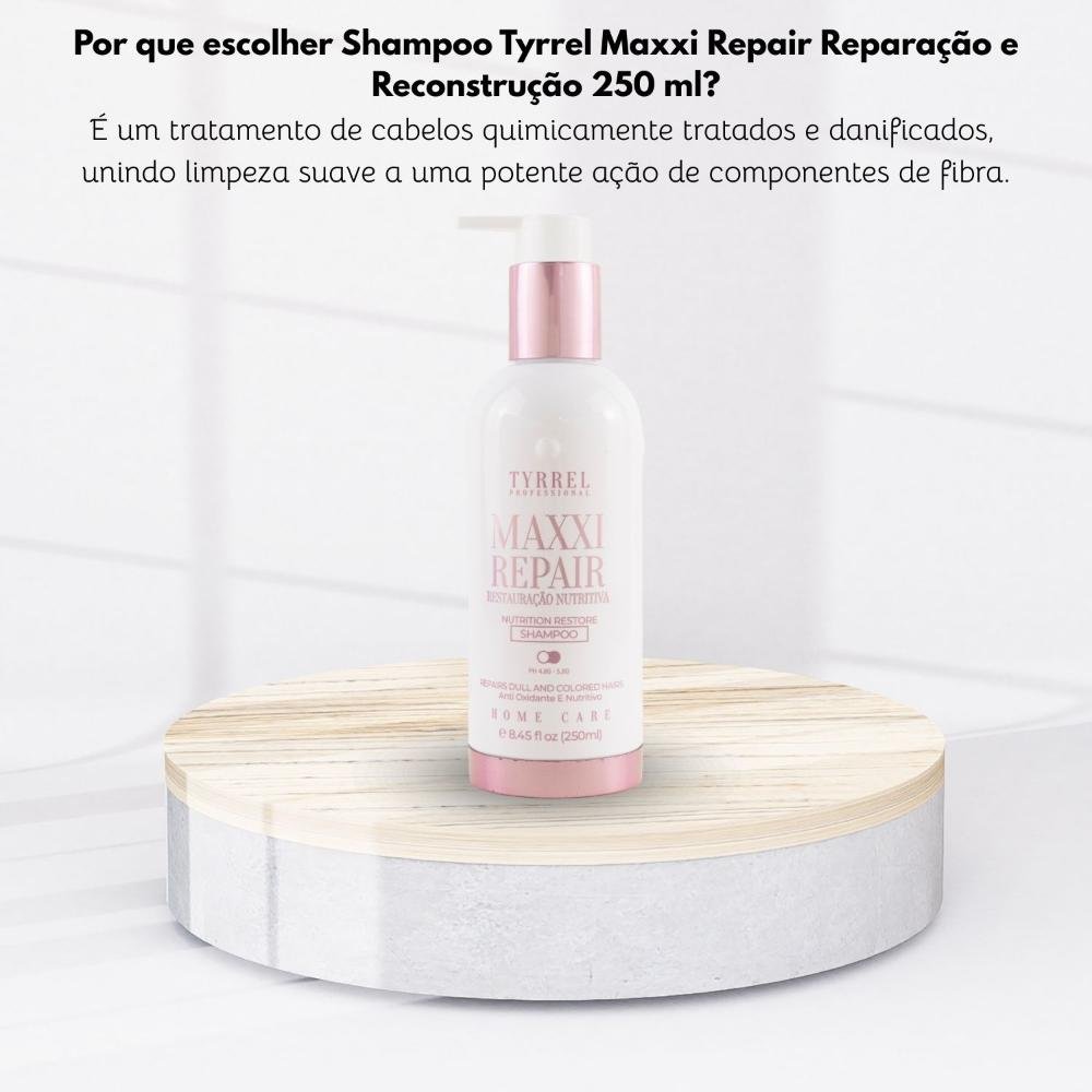 Shampoo Tyrrel Maxxi Repair Reparação e Reconstrução 250 ml 250ml 5