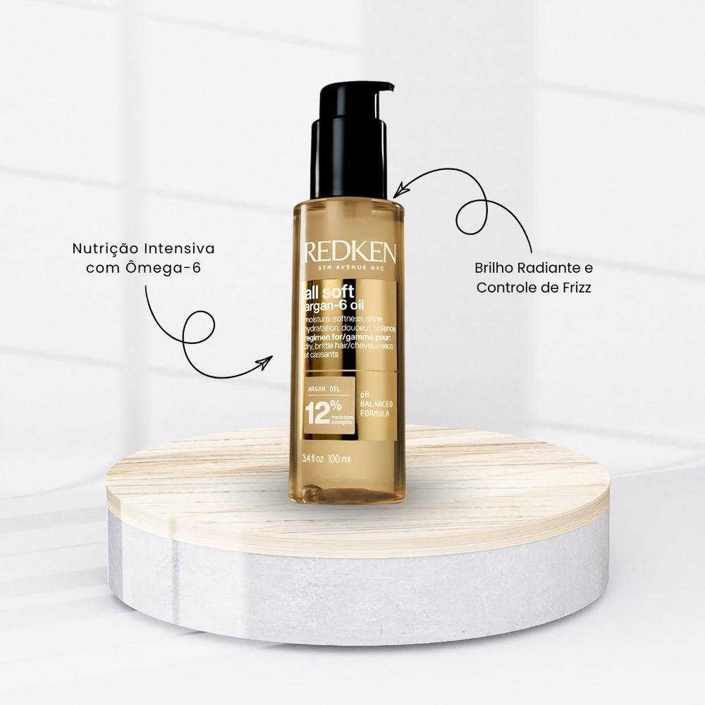 Óleo Capilar Redken All-Soft Tratamento Nutritivo 100ml 100ml 2
