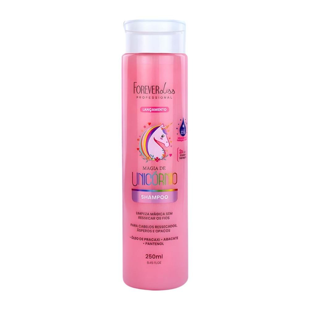 Shampoo Forever Liss Magia de Unicórnio Limpeza Magica 250ml