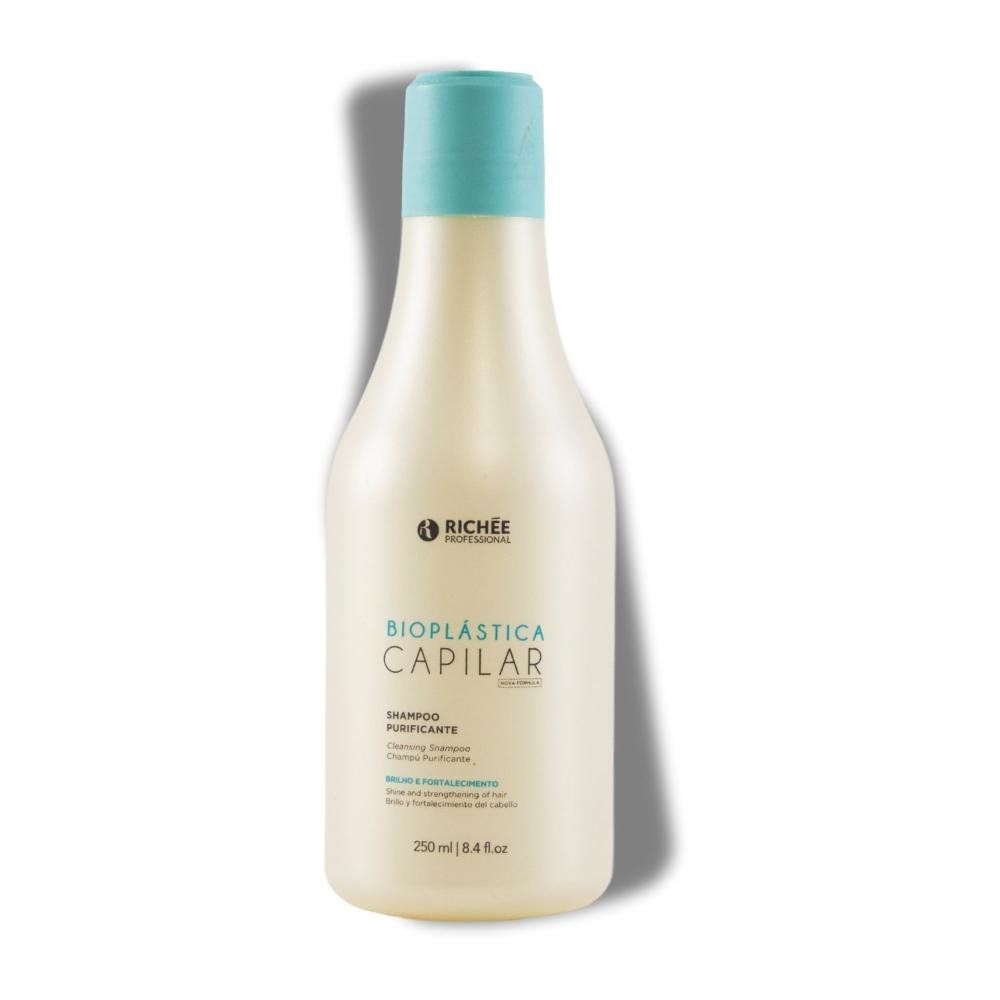 Shampoo Richée Bioplástica Brilho e Fortalecimento 250 ml 250ml 4