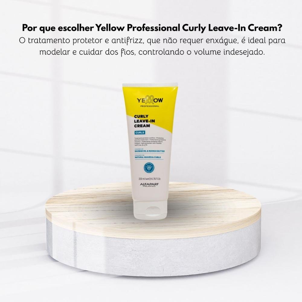 Creme Leave-in Yellow Curls Definição 200 ml 200ml 5