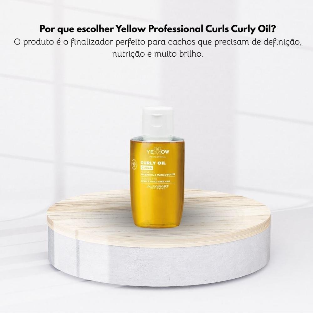 Óleo Capilar Yellow Curls Nutrição e Definição 100 ml 100ml 5
