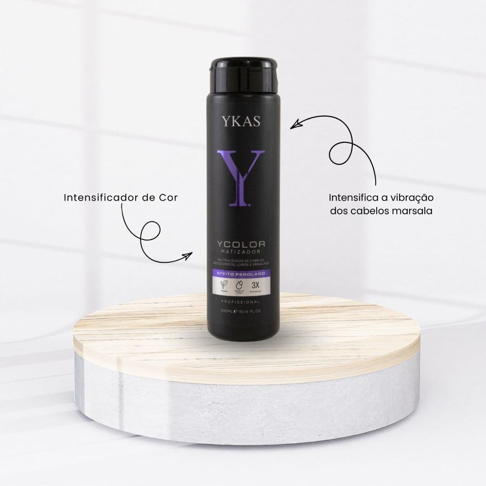 Máscara Matizadora YKAS YColor Efeito Perolado 300 ml 300ml 3