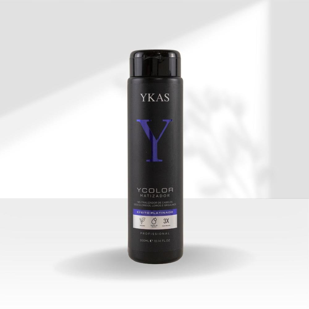Máscara Matizadora YKAS YColor Efeito Platinado 300 ml 300ml 3
