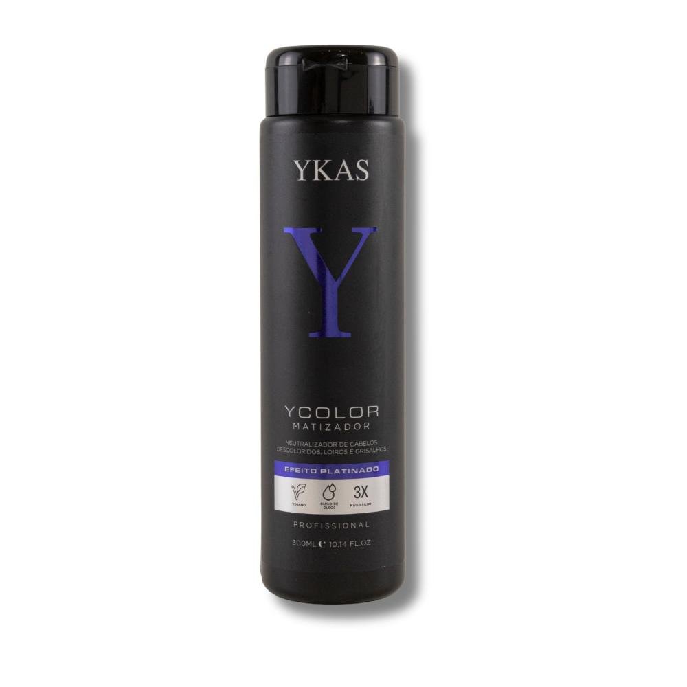 Máscara Matizadora YKAS YColor Efeito Platinado 300 ml 300ml 4