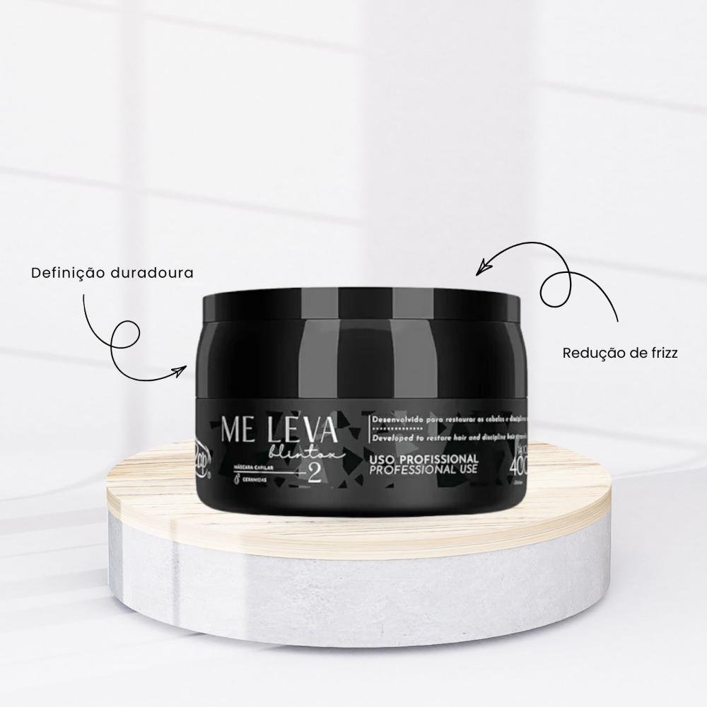 Máscara Blintox Zap Me Leva Hidratação Ceramidas 400 ml 400ml 2