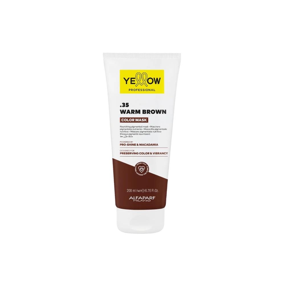 Mascara Yellow Professional Color Mask .35 Warm Browm 200 ml