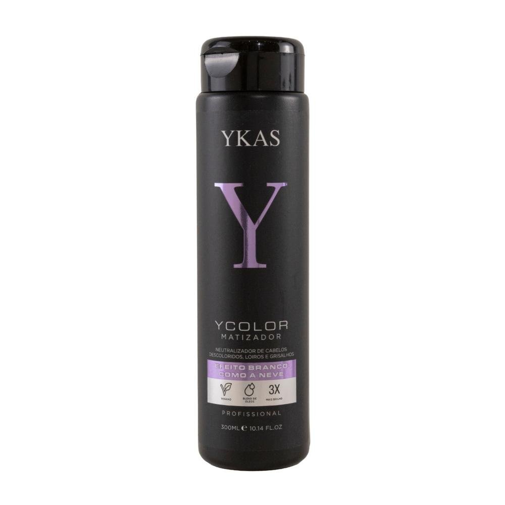 Máscara YKAS YColor Branco Como a Neve Cabelos Loiros 300 ml