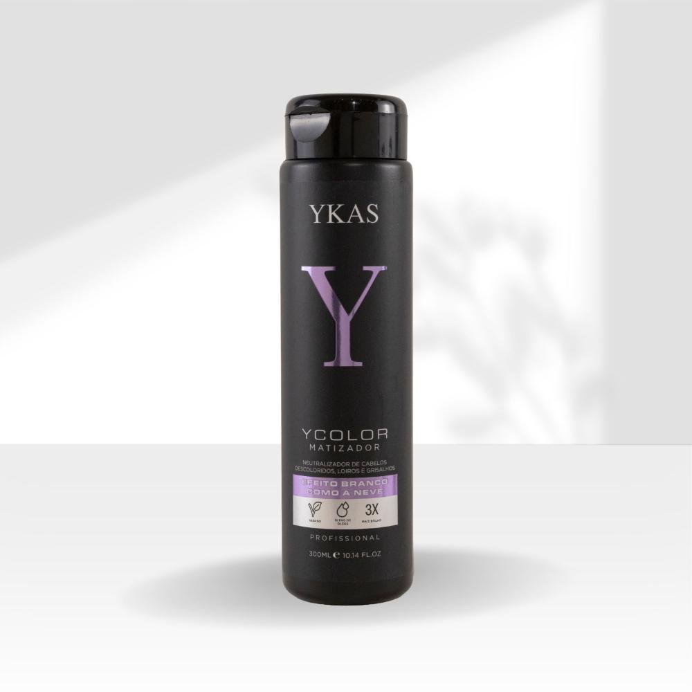 Máscara YKAS YColor Branco Como a Neve Cabelos Loiros 300 ml 300ml 3
