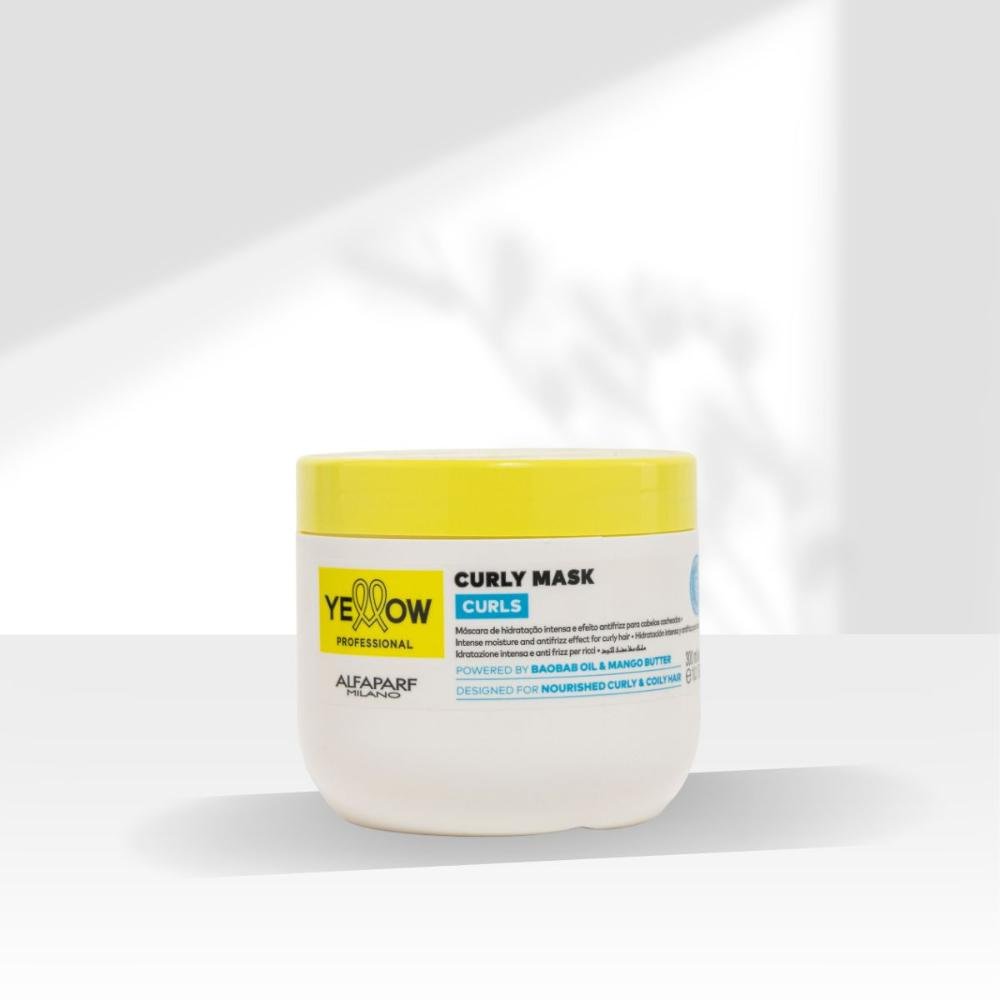 Máscara Capilar Yellow Curls Hidratação 300 ml 300ml 3