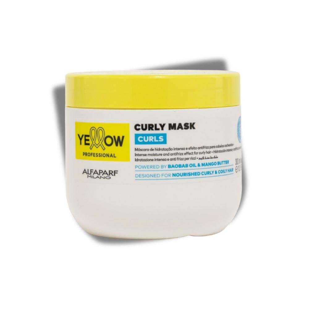 Máscara Capilar Yellow Curls Hidratação 300 ml 300ml 4