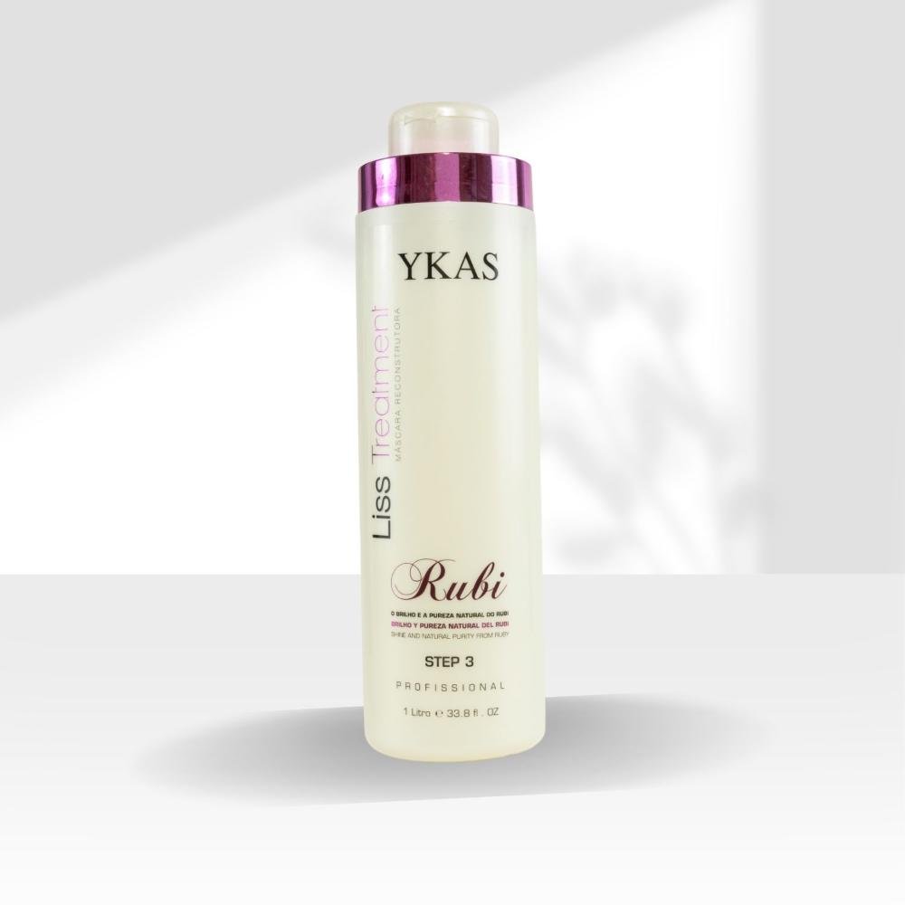 Tratamento Capilar Step 3 Ykas Rubi Finalização Brilho 1000 ml 150ml 3