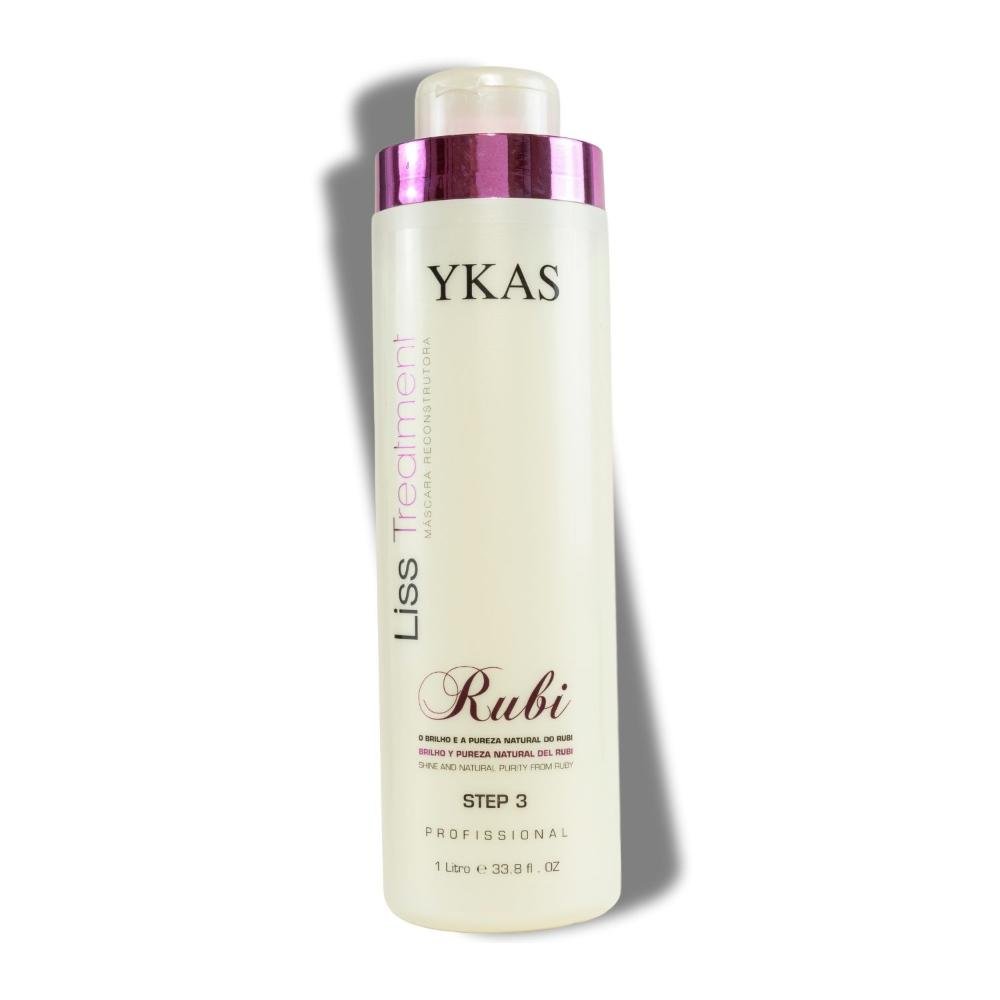 Tratamento Capilar Step 3 Ykas Rubi Finalização Brilho 1000 ml 150ml 4