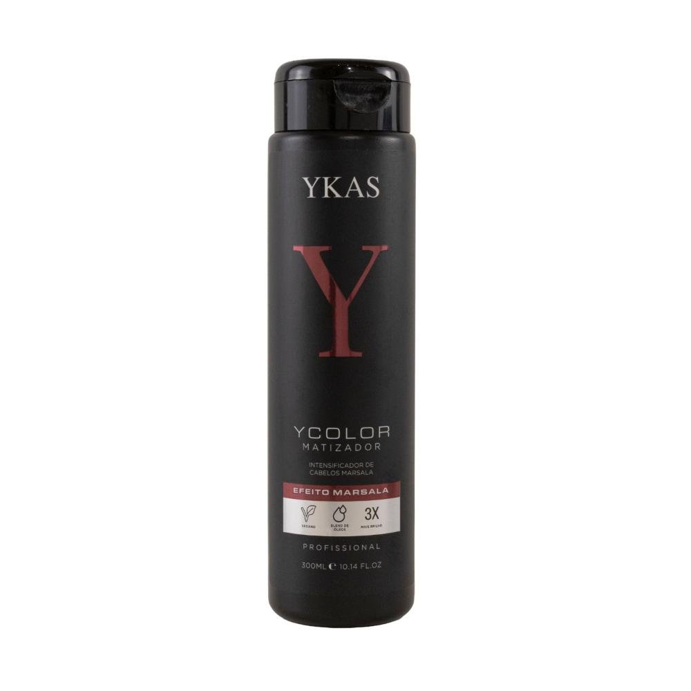 Máscara YKAS YColor Efeito Marsala Cabelos Coloridos 300 ml