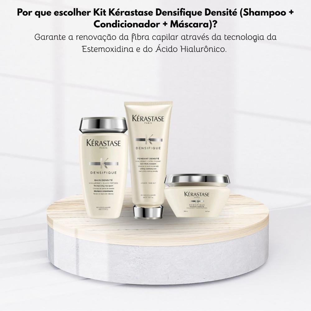 Kit Kérastase Densifique Densité (Shampoo + Condicionador + Máscara) ÚNICO 8