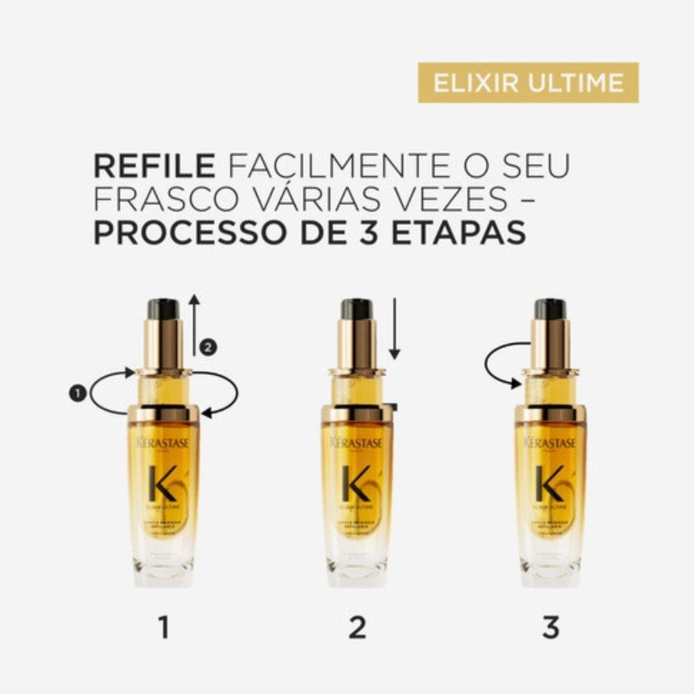 Kérastase Elixir Ultime L'Huile Originale Refil Óleo 75ml 75ml 2