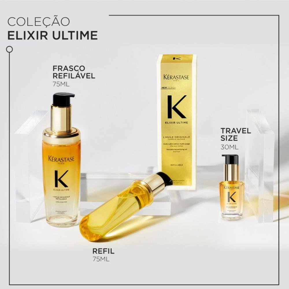 Kérastase Elixir Ultime L'Huile Originale Refil Óleo 75ml 75ml 5