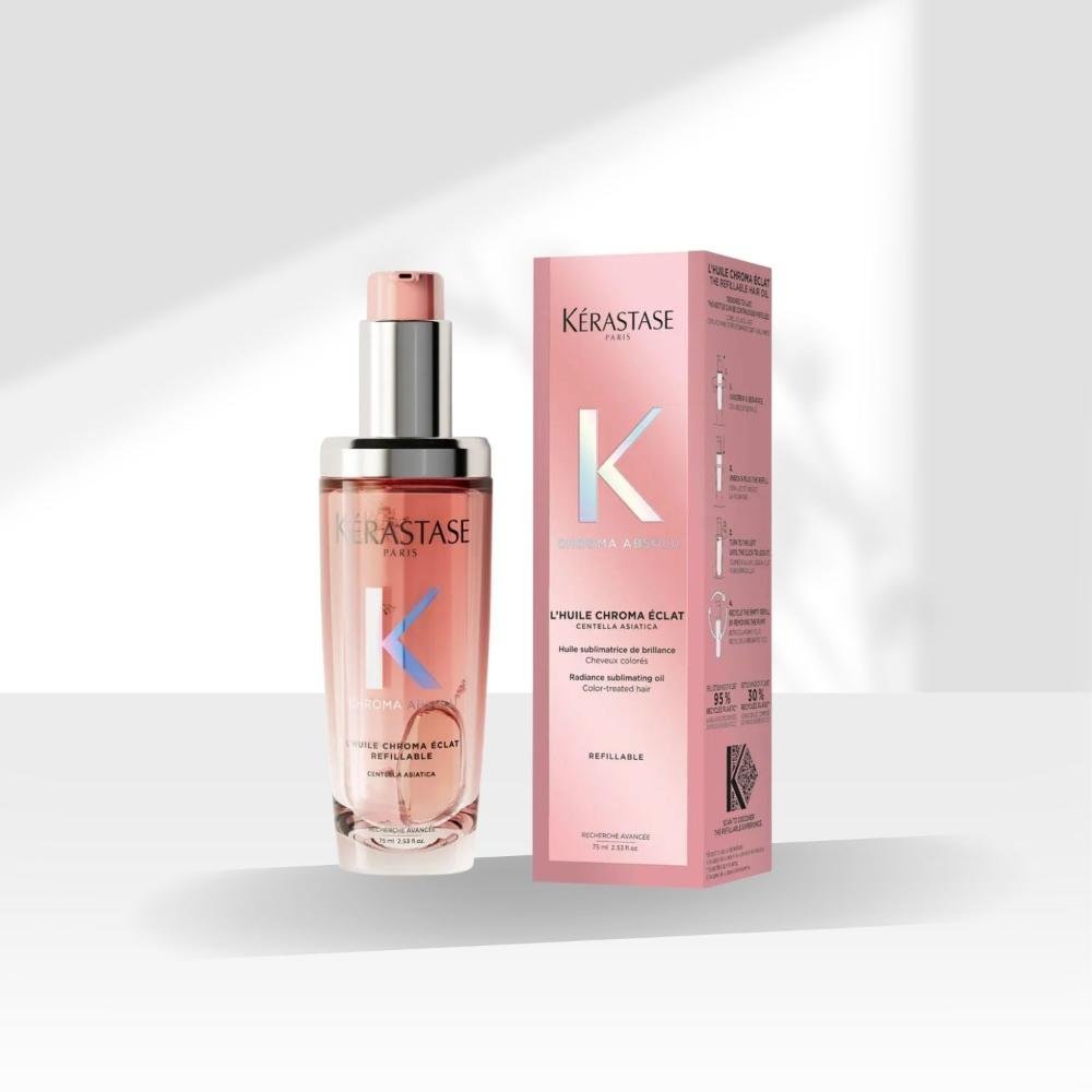 Kérastase Chroma Absolu L'Huile Chroma Éclat Óleo Capilar Brilho Radiance 75 ml ÚNICO 3