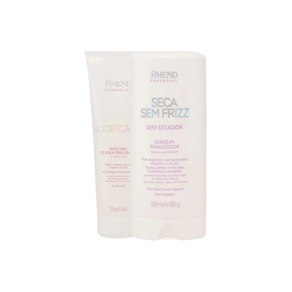 Kit Amend Essencial Acidificante e Leavein Controle de Frizz
