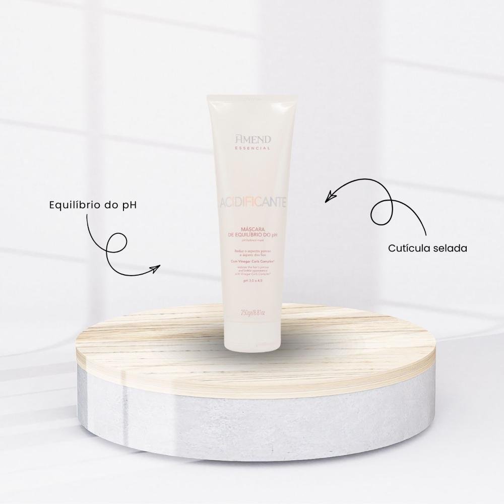 Kit Amend Essencial Acidificante e Leavein Controle de Frizz ÚNICO 2