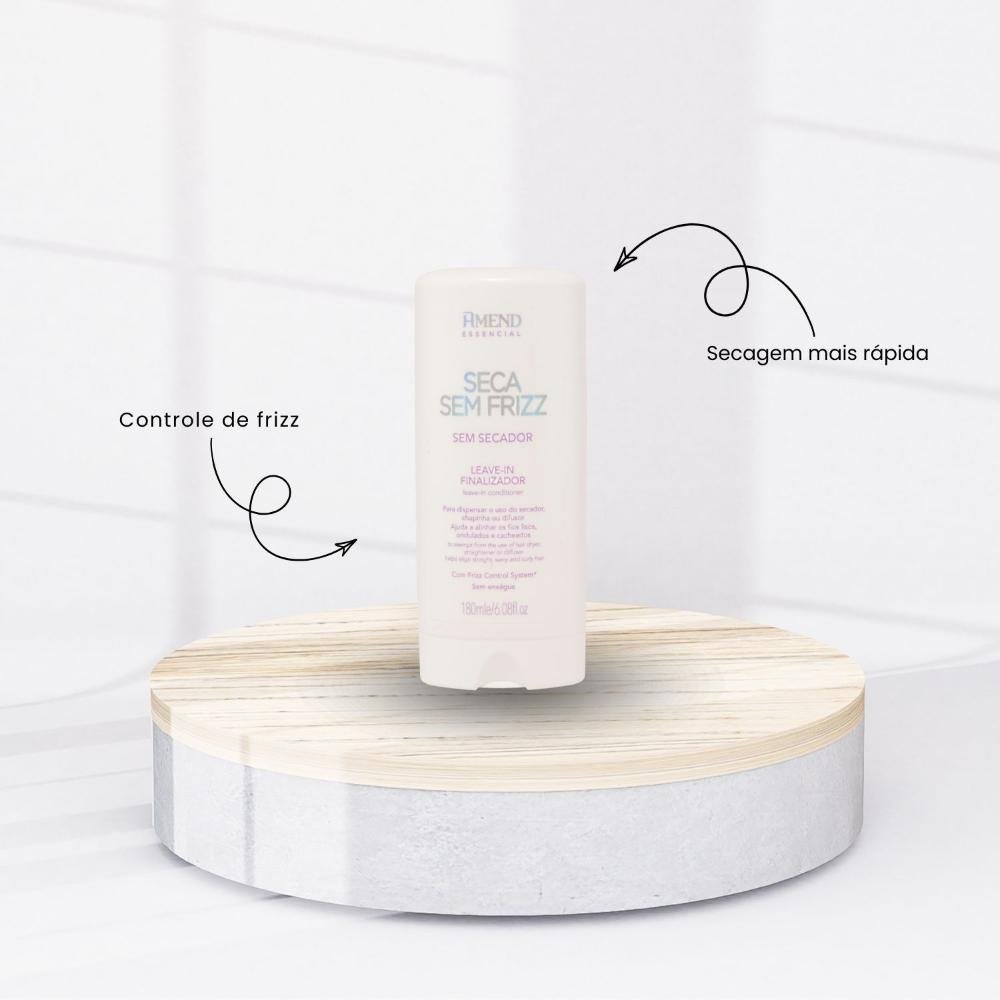 Kit Amend Essencial Acidificante e Leavein Controle de Frizz ÚNICO 3
