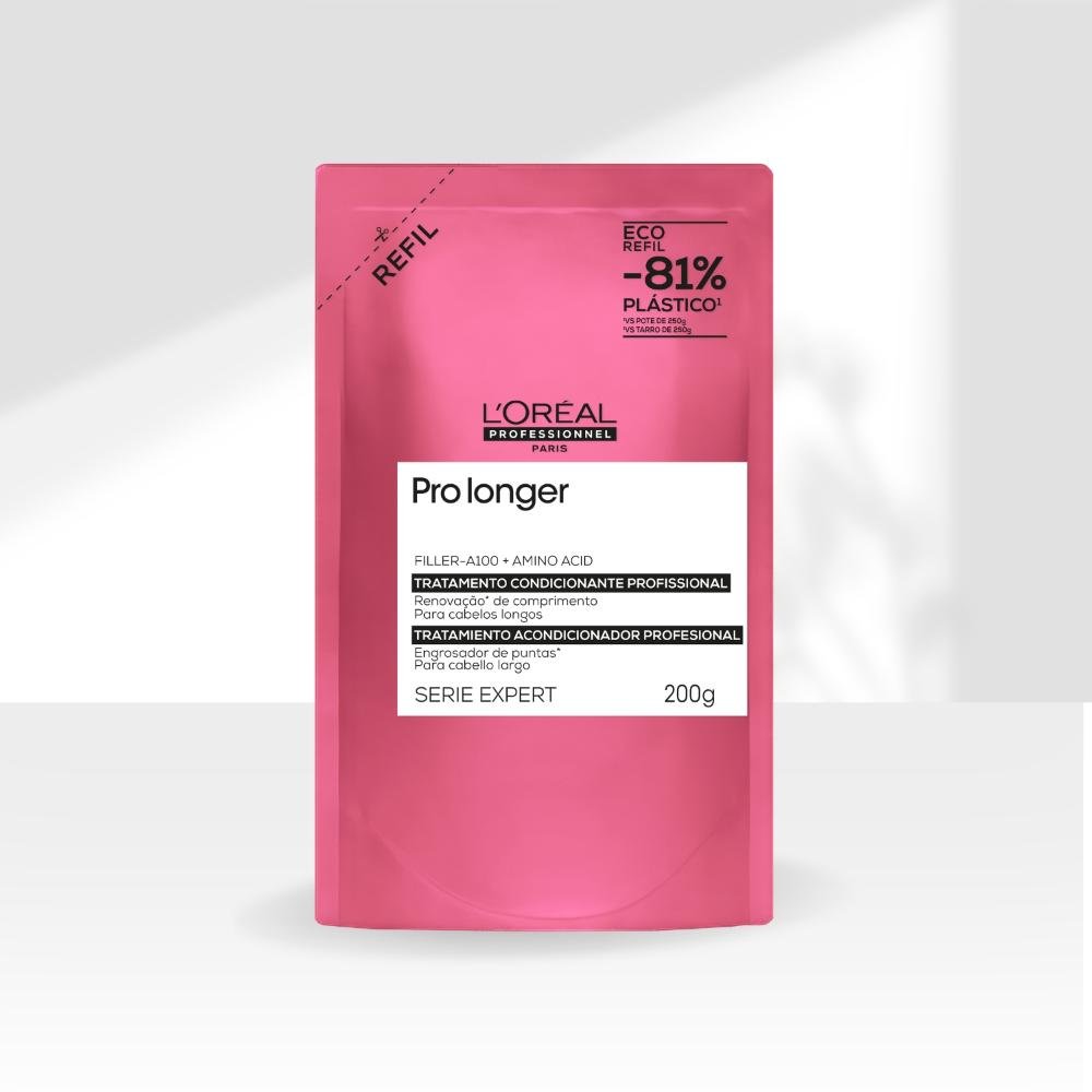 Máscara Capilar L'Oréal Pro Longer Comprimento Saudável Refil 200 g 200g 3