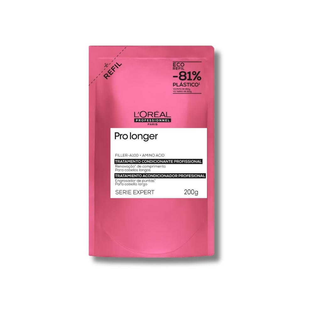 Máscara Capilar L'Oréal Pro Longer Comprimento Saudável Refil 200 g 200g 4
