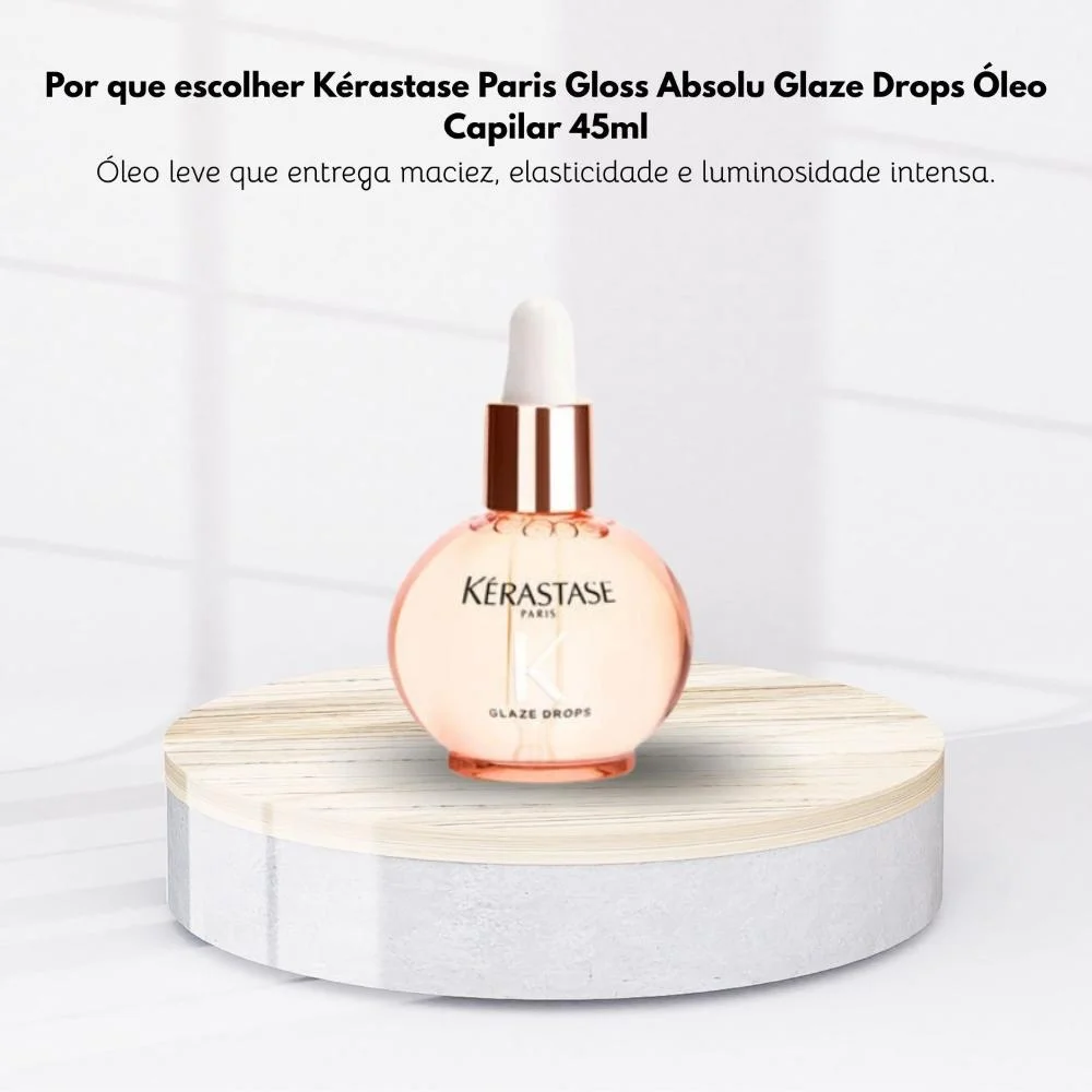 Kérastase Paris Gloss Absolu Glaze Drops Óleo Capilar 45ml 45ml 5