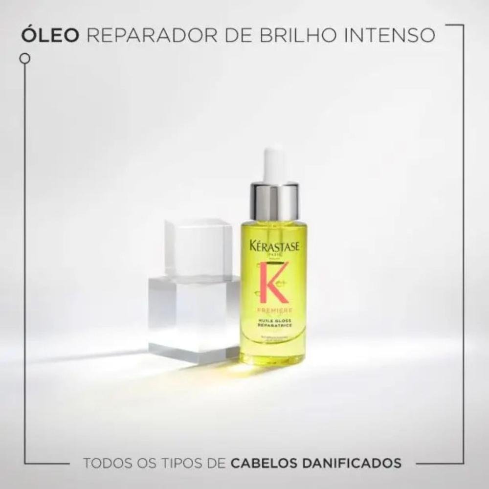 Kérastase Première Huile Gloss Réparatrice Óleo 30ml 30ml 6