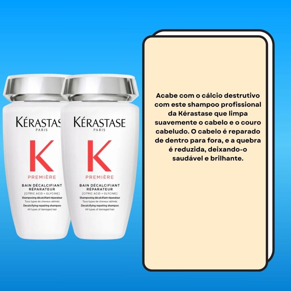 Kit Kérastase Première Bain Décalcifiant 2 Shampoo 250 ml ÚNICO 3