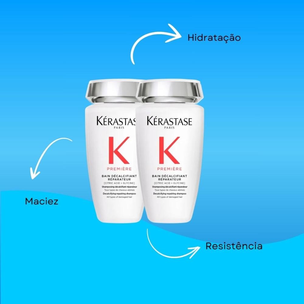 Kit Kérastase Première Bain Décalcifiant 2 Shampoo 250 ml ÚNICO 4