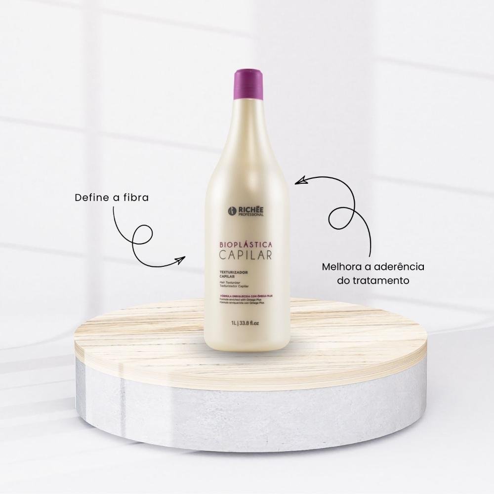 Texturizador Capilar Richée Bioplástica Antifrizz 1000 ml 1000ml 2