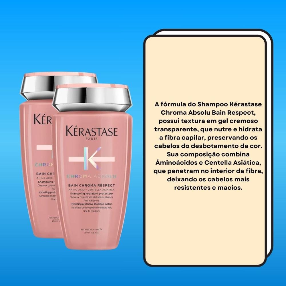 Kit Kérastase Chroma Absolu 2 Shampoo 250 ml ÚNICO