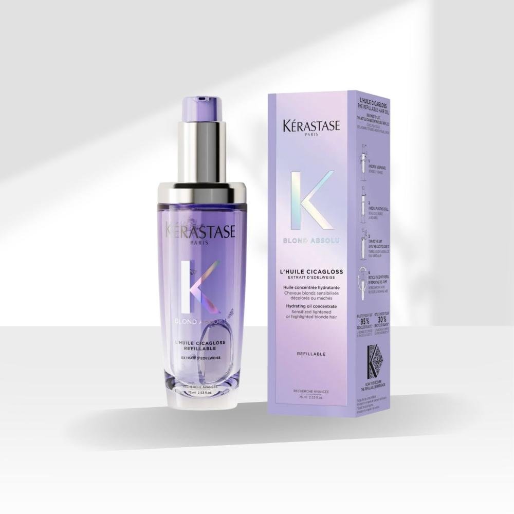 Kérastase Blond Absolu Óleo Capilar L'Huile Cicagloss Reparação Brilho 75 ml 75ml 3