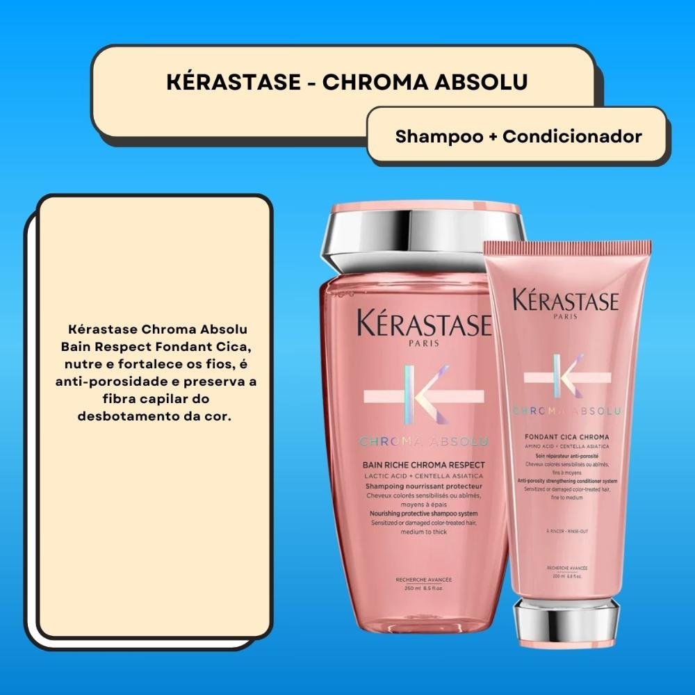 Kit Kérastase Chroma Absolu Home Care (2 Produtos) ÚNICO 2