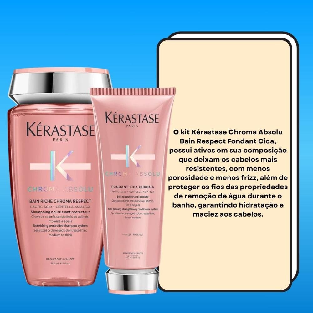 Kit Kérastase Chroma Absolu Home Care (2 Produtos) ÚNICO 3