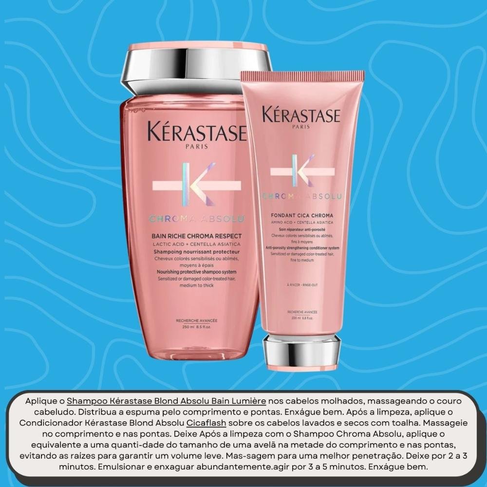 Kit Kérastase Chroma Absolu Home Care (2 Produtos) ÚNICO 5