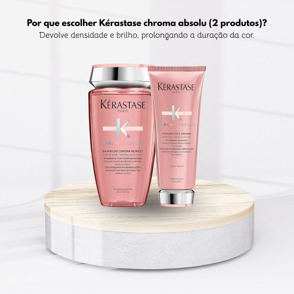 Kit Kérastase Chroma Absolu Home Care (2 Produtos) ÚNICO 6