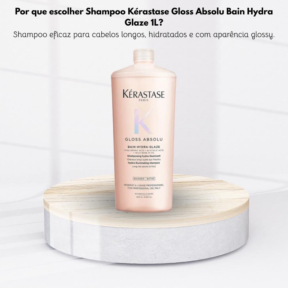 Shampoo Kérastase Gloss Absolu Bain Hydra Glaze 1L 1L 5
