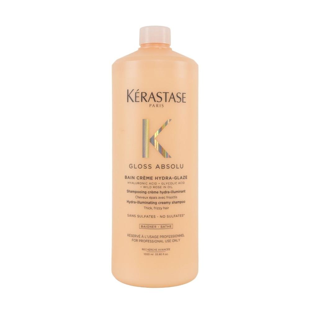 Shampoo Kérastase Gloss Absolu Bain Crème Hydra Glaze Brilho Cabelos 1 L