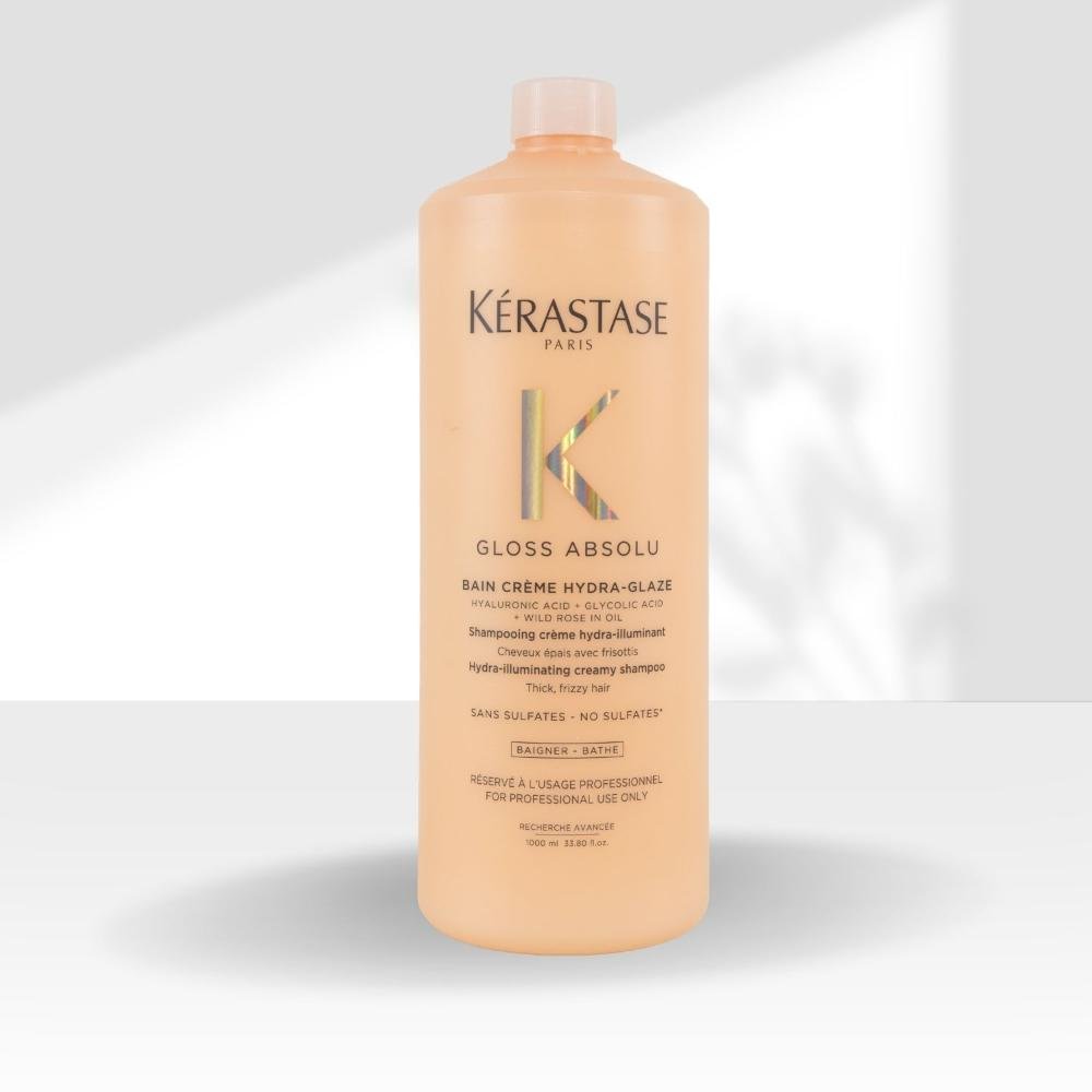 Shampoo Kérastase Gloss Absolu Bain Crème Hydra Glaze Brilho Cabelos 1 L 1L 3