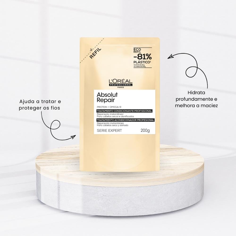 LOréal Professionnel Máscara Absolut Repair Refil 200g 200g 2