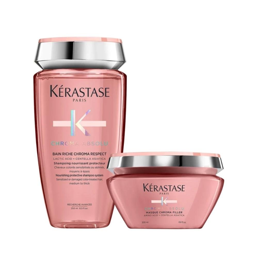 Kit Kérastase Chroma Absolu Shampoo 250 ml e Máscara 200 ml