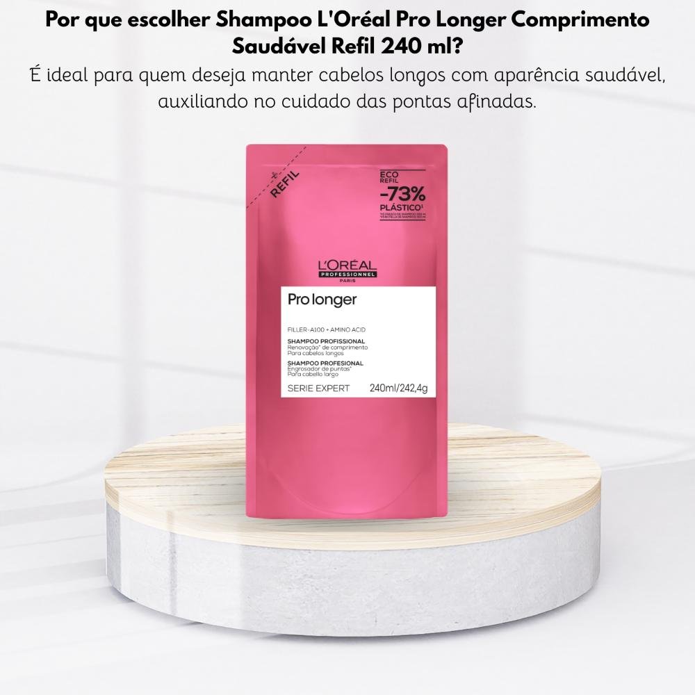Shampoo L'Oréal Pro Longer Comprimento Saudável Refil 240 ml 240ml 5