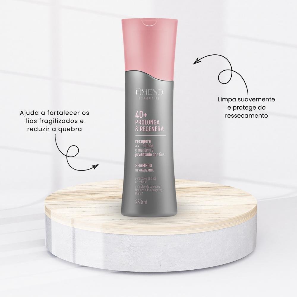 Shampoo Amend Expertise 40+ Prolonga e Regenera 250ml 250ml 2